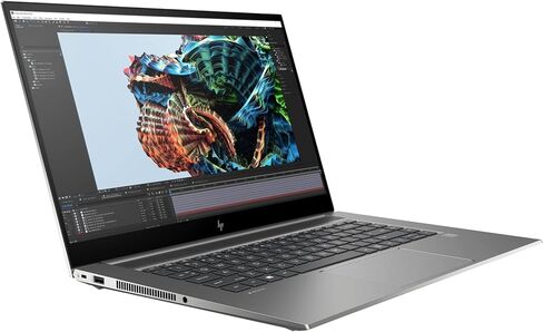 كمبيوتر محمول HP ZBook Studio G8 مقاس 15.6 بوصة 60 هرتز FHD IPS للأعمال (Intel i7-11800H 8-Core، ذاكرة الوصول العشوائي 16 جيجابايت، 512 جيجابايت PCIe SSD، رسومات مخصصة T1200، KYB بإضاءة خلفية، بصمة الإصبع، WiFi 6، BT 5.2، Win 11 Pro) مع محور in Saudi Arabia
