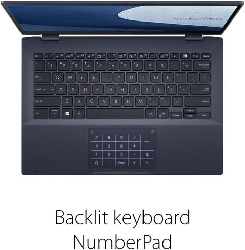 كمبيوتر محمول ASUS ExpertBook B5 رفيع وخفيف الوزن، شاشة 14 بوصة FHD، Intel Core i7-1195G7، 1 تيرابايت SSD، 32 جيجابايت ذاكرة الوصول العشوائي، بطارية طوال اليوم، مؤتمر فيديو على مستوى المؤسسات، NumberPad، Win 11 Pro، B5402FEA-XS77T in Saudi Arabia