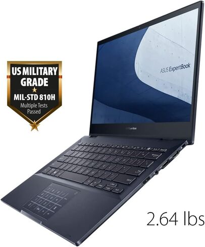 كمبيوتر محمول ASUS ExpertBook B5 رفيع وخفيف الوزن، شاشة 14 بوصة FHD، Intel Core i7-1195G7، 1 تيرابايت SSD، 32 جيجابايت ذاكرة الوصول العشوائي، بطارية طوال اليوم، مؤتمر فيديو على مستوى المؤسسات، NumberPad، Win 11 Pro، B5402FEA-XS77T in Saudi Arabia