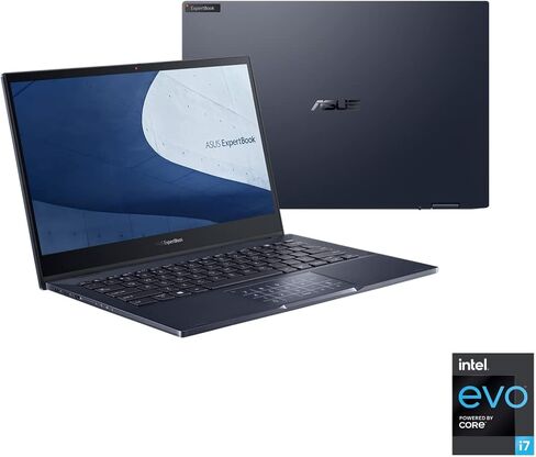 كمبيوتر محمول ASUS ExpertBook B5 رفيع وخفيف الوزن، شاشة 14 بوصة FHD، Intel Core i7-1195G7، 1 تيرابايت SSD، 32 جيجابايت ذاكرة الوصول العشوائي، بطارية طوال اليوم، مؤتمر فيديو على مستوى المؤسسات، NumberPad، Win 11 Pro، B5402FEA-XS77T in Saudi Arabia