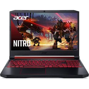 كمبيوتر محمول للألعاب Acer Nitro 5، الجيل التاسع Intel Core i7-9750H، NVIDIA GeForce RTX 2060، شاشة 15.6 بوصة Full HD IPS 144 هرتز، 16 جيجابايت DDR4، 256 جيجابايت NVMe SSD، Wi-Fi 6، Waves MaxxAudio، لوحة مفاتيح بإضاءة خلفية، AN515-54-728C in Kuwait