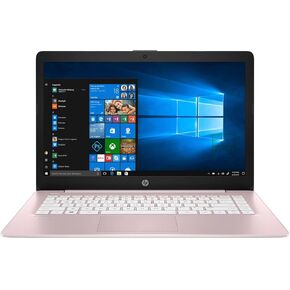 كمبيوتر محمول HP 14-cf2703ds مقاس 14 بوصة عالي الدقة (1366 × 768) Intel Celeron N4120، وIntel UHD Graphics 600، وذاكرة الوصول العشوائي DDR4 سعة 4 جيجابايت، وتخزين eMMC سعة 64 جيجابايت، ونظام التشغيل Windows 11 Home، باللون الوردي الوردي (متجدد) in Kuwait