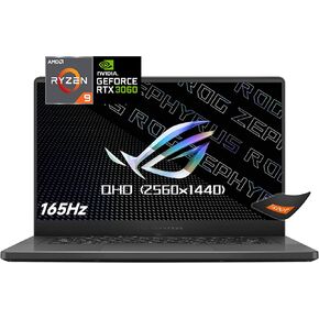 Asus ROG Zephyrus G15 15.6'' 165Hz QHD (2560x1440) Slim Gaming Laptop, 8 Cores AMD Ryzen 9 5900HS, GeForce RTX 3060, 100 Percent DCI-P3 Pantone, RGB Backlit KB, Wi-Fi 6 (40GB RAM 1TB PCIe SSD) in Saudi Arabia