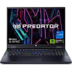 Acer Predator Helios 16 Gaming Laptop | 13th Gen Intel Core i7-13700HX | NVIDIA GeForce RTX 4070 | 16" 2560 x 1600 240Hz G-SYNC Display | 16GB DDR5 | 1TB Gen 4 SSD | Killer Wi-Fi 6E | PH16-71-72YG in Saudi Arabia