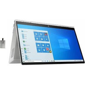 2022 HP Envy X360 2-in-1 15.6" FHD Touchscreen Laptop Computer, Intel Core i7-1165G7, 16GB RAM, 512GB PCIe SSD, Backlit Keyboard, Iris Xe Graphics, B&O Audio, Windows11, Silver, (Renewed) in Kuwait