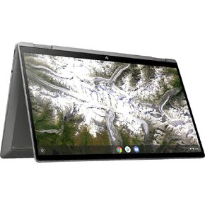 أحدث إصدار لعام 2020 جهاز Chromebook x360 2 في 1 بشاشة لمس FHD مقاس 14 بوصة من الجيل العاشر. انتل كور i3-10110U، ذاكرة وصول عشوائي 8 جيجا، 64 جيجا eMMC، صوت B&O، واي فاي 6، لوحة مفاتيح بإضاءة خلفية، قارئ بصمات الأصابع - فضي معدني (متجدد) in Kuwait