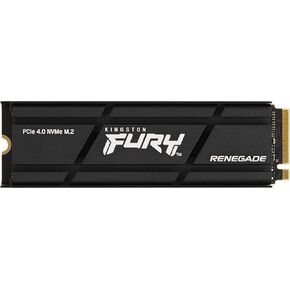 Kingston Fury Renegade 2TB PCIe Gen 4.0 NVMe M.2 SSD داخلي للألعاب مع مبدد حراري | PS5 جاهز | ما يصل إلى 7300 ميجابايت/ثانية | سفيردك/2000 جرام in Kuwait