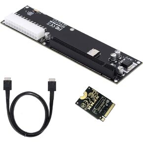 Oculink SFF-8612 SFF-8611 to PCIE PCI-Express 16x 4X Adapter with SATA Power Port for Mainboard Graphics Card in Kuwait