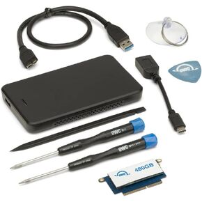 OWC 240GB Aura Pro NT High-Performance NVMe SSD Upgrade Kit with Tools and 1TB Express USB 3.0, Compatible with 2016-2017 13-inch MacBook Pro non-Touch Bar