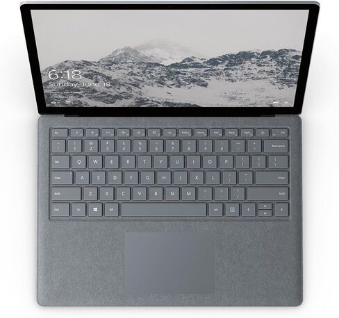 كمبيوتر محمول Microsoft Surface (Intel Core i5، ذاكرة وصول عشوائي سعتها 4 جيجابايت، 128 جيجابايت) - بلاتيني (متجدد) in Kuwait