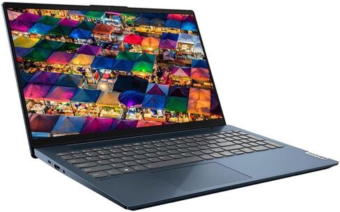 لينوفو لابتوب ايدياباد 5i بشاشة لمس FHD (1920×1080) بشاشة لمس 15.6 انش ومعالج انتل كور i5-1135G7 رباعي النواة الجيل 11 حتى 2.4GHz وذاكرة RAM 8GB وSSD 256GB وبلوتوث وHDMI وويندوز 10 هوم، ازرق in Saudi Arabia