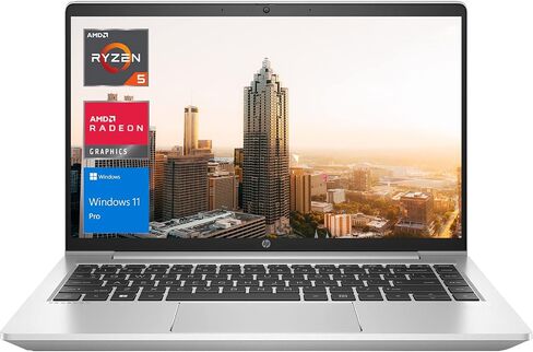 HP ProBook 445 G9 Business Laptop, 14" FHD Non-Touch Display, AMD Ryzen 5 5625U Processor, 16GB RAM, 1TB SSD, IR Camera, Backlit Keyboard, Wi-Fi 6, RJ-45, HDMI, Windows 11 Pro, Silver in Saudi Arabia