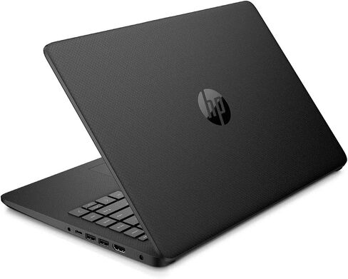 HP لابتوب 14 انش، الجيل العاشر انتل كور i3-1005G1، ذاكرة SDRAM 4GB، وسيط تخزين ذو حالة ثابتة 128GB، ويندوز 10 هوم في وضع S، اسود in Saudi Arabia
