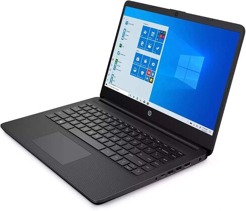 HP لابتوب 14 انش، الجيل العاشر انتل كور i3-1005G1، ذاكرة SDRAM 4GB، وسيط تخزين ذو حالة ثابتة 128GB، ويندوز 10 هوم في وضع S، اسود in Saudi Arabia