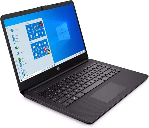 HP لابتوب 14 انش، الجيل العاشر انتل كور i3-1005G1، ذاكرة SDRAM 4GB، وسيط تخزين ذو حالة ثابتة 128GB، ويندوز 10 هوم في وضع S، اسود in Saudi Arabia
