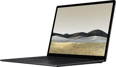 Microsoft Surface Laptop 3 15-inch 128GB (Touch Screen, AMD Ryzen 5 Surface Edition, 8GB RAM, Wi-Fi) Matte Black (Renewed) in Saudi Arabia
