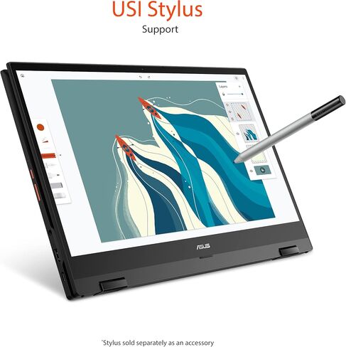 اسس كروم بوك انتربرايز فليب CM5، شاشة لمس 15.6 انش FHD، AMD رايزن 3 3250C، 64GB eMMC، 4GB، كيبورد باضاءة خلفية، تسجيل بدون لمس، نظام تشغيل كروم مع ترقية كروم انتربرايز، CM5500FDA-GN344T in Saudi Arabia