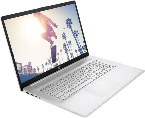 كمبيوتر محمول HP 17-cn1053cl للمنزل والأعمال، Intel Core i5-1155G7، ذاكرة وصول عشوائي DDR4 سعة 12 جيجابايت، محرك أقراص ثابتة سعة 1 تيرابايت، رسومات Iris Xe، Windows 11 Home (4S324UA#ABA) (متجدد) in Kuwait