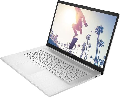 كمبيوتر محمول HP 17-cn1053cl للمنزل والأعمال، Intel Core i5-1155G7، ذاكرة وصول عشوائي DDR4 سعة 12 جيجابايت، محرك أقراص ثابتة سعة 1 تيرابايت، رسومات Iris Xe، Windows 11 Home (4S324UA#ABA) (متجدد) in Kuwait