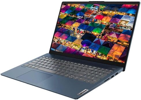 لينوفو لابتوب ايدياباد 5i بشاشة لمس FHD (1920×1080) بشاشة لمس 15.6 انش ومعالج انتل كور i5-1135G7 رباعي النواة الجيل 11 حتى 2.4GHz وذاكرة RAM 8GB وSSD 256GB وبلوتوث وHDMI وويندوز 10 هوم، ازرق in Saudi Arabia