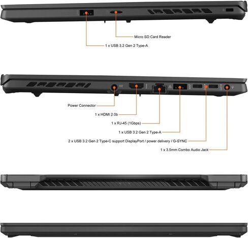 Asus ROG Zephyrus G15 15.6'' 165Hz QHD (2560x1440) Slim Gaming Laptop, 8 Cores AMD Ryzen 9 5900HS, GeForce RTX 3060, 100 Percent DCI-P3 Pantone, RGB Backlit KB, Wi-Fi 6 (40GB RAM 1TB PCIe SSD) in Saudi Arabia