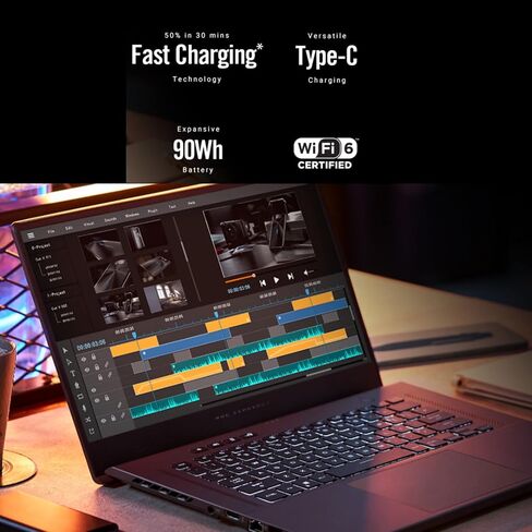 Asus ROG Zephyrus G15 15.6'' 165Hz QHD (2560x1440) Slim Gaming Laptop, 8 Cores AMD Ryzen 9 5900HS, GeForce RTX 3060, 100 Percent DCI-P3 Pantone, RGB Backlit KB, Wi-Fi 6 (40GB RAM 1TB PCIe SSD) in Saudi Arabia
