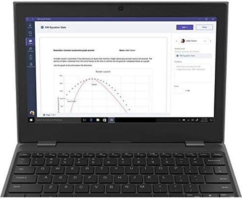 Lenovo 100e Windows 2nd Gen 81M80035US 11.6" Netbook - HD - 1366 x 768 - Intel Celeron N4020 Dual-core (2 Core) 1.10 GHz - 4 GB RAM - 64 GB Flash Memory - Gray (Renewed) in Kuwait