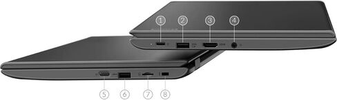 Lenovo 100e Windows 2nd Gen 81M80035US 11.6" Netbook - HD - 1366 x 768 - Intel Celeron N4020 Dual-core (2 Core) 1.10 GHz - 4 GB RAM - 64 GB Flash Memory - Gray (Renewed) in Kuwait
