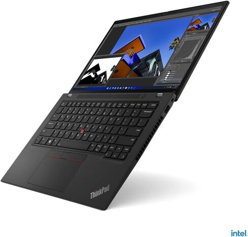 Lenovo Latest ThinkPad T14 Gen 3 Laptop, 12th Gen Intel i7-1260P (12 Cores), 14.0" FHD (1920 x 1200) IPS Anti-Glare, Touchscreen, 32GB DDR4, 2TB SSD, 1080P Camera, 2.91 lbs, Win 11 Pro - Black in Saudi Arabia