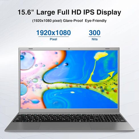 لاب توب ويندوز 11، BiTECOOL 2022 جديد 15.6 بوصة شاشة اي بي اس فل اتش دي، انتل سيليرون J4125 رباعي النواة، ذاكرة رام 8 جيجا و256 جيجا اس اس دي، BT4.2، 2.4/5G واي فاي، لوحة مفاتيح بالحجم الكامل، نحيف in Kuwait