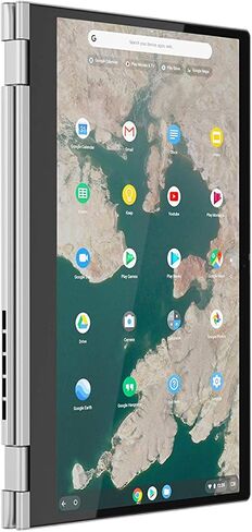 لينوفو لابتوب كروم بوك C340 2 في 1، شاشة لمس 15.6 انش FHD (1920 × 1080)، معالج انتل بنتيوم جولد 4417U، ذاكرة RAM DDR4 سعة 4GB، SSD 32GB، نظام تشغيل كروم، 81T90003US، رمادي معدني in Kuwait