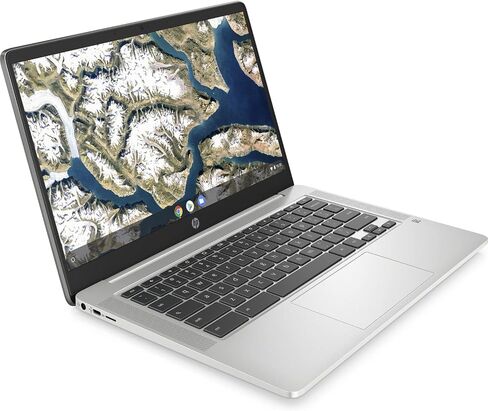 HP Chromebook - 14a-na0023cl Everyday Value Laptop (Intel Celeron N4000 2-Core, 4GB RAM, 64GB eMMC, Intel UHD 600, 14.0" Full HD , WiFi, Bluetooth, Webcam, 1xUSB 3.1, Chrome OS) (Renewed) in Saudi Arabia