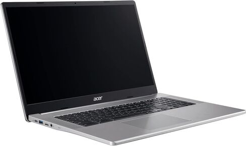 Acer Chromebook 317 CB317-1H CB317-1H-C41X 17.3" Chromebook - Full HD - 1920 x 1080 - Intel Celeron N5100 Quad-core (4 Core) 1.10 GHz - 4 GB RAM - 32 GB Flash Memory - Sparkly Silver in Saudi Arabia
