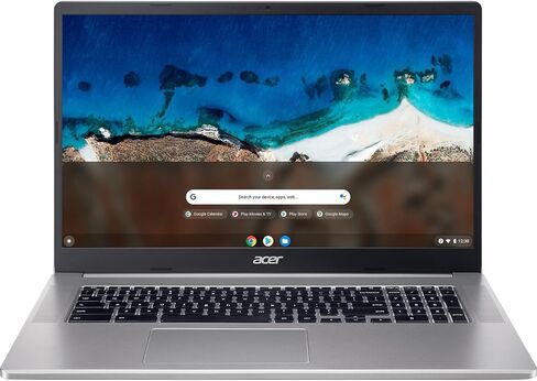 Acer Chromebook 317 CB317-1H CB317-1H-C41X 17.3" Chromebook - Full HD - 1920 x 1080 - Intel Celeron N5100 Quad-core (4 Core) 1.10 GHz - 4 GB RAM - 32 GB Flash Memory - Sparkly Silver in Saudi Arabia