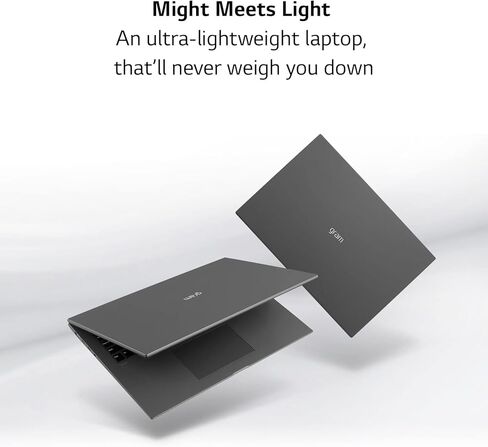 LG Gram (2022) 17Z90Q Ultra Lightweight Laptop, 17" (2560 x 1600) IPS Display, Intel Evo 12th Gen i5 1240P Processor, 16GB LPDDR5, 512GB NVMe SSD, FHD Webcam, WiFi 6E, Thunderbolt 4, Windows 11, Gray in Saudi Arabia
