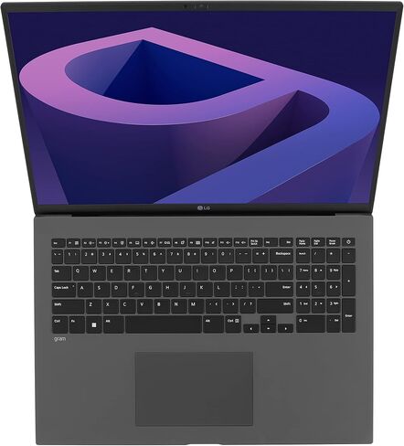LG Gram (2022) 17Z90Q Ultra Lightweight Laptop, 17" (2560 x 1600) IPS Display, Intel Evo 12th Gen i5 1240P Processor, 16GB LPDDR5, 512GB NVMe SSD, FHD Webcam, WiFi 6E, Thunderbolt 4, Windows 11, Gray in Saudi Arabia