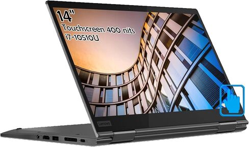 Lenovo ThinkPad X1 Yoga Gen 4 14" 2-in-1 Touchscreen Slim Laptop i7-10510U Backlit KB FHD IPS 400 nits Webcam with ThinkShutter Windows 10 w/HDMI (16GB RAM | 512GB PCIe SSD) in Saudi Arabia