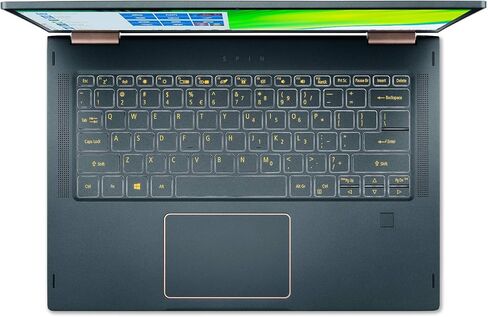 Acer Spin 7, 14" FHD Touch Display, Qualcomm Snapdragon 8cx Gen 2 5G Compute Platform, 8GB LPDDR4X, 512GB Universal Flash Storage, 5G, 4G LTE, Wi-Fi, Backlit KB, FPR, Antimicrobial, SP714-61NA-S1QA in Saudi Arabia