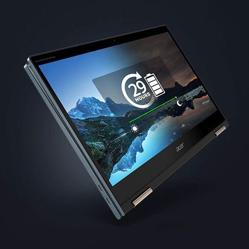 Acer Spin 7, 14" FHD Touch Display, Qualcomm Snapdragon 8cx Gen 2 5G Compute Platform, 8GB LPDDR4X, 512GB Universal Flash Storage, 5G, 4G LTE, Wi-Fi, Backlit KB, FPR, Antimicrobial, SP714-61NA-S1QA in Saudi Arabia