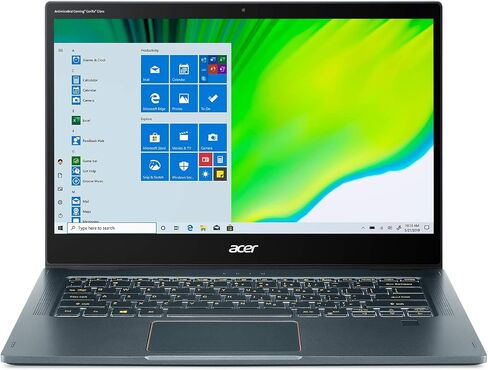 Acer Spin 7, 14" FHD Touch Display, Qualcomm Snapdragon 8cx Gen 2 5G Compute Platform, 8GB LPDDR4X, 512GB Universal Flash Storage, 5G, 4G LTE, Wi-Fi, Backlit KB, FPR, Antimicrobial, SP714-61NA-S1QA in Saudi Arabia