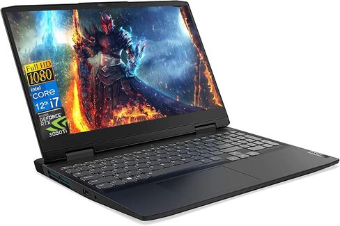 لينوفو 2023 أحدث كمبيوتر محمول للألعاب IdeaPad 3، شاشة 15.6 بوصة FHD، معالج Intel i7-12700H من الجيل الثاني عشر (يصل إلى 4.7 جيجا هرتز)، رسومات GeForce RTX 3050Ti، ذاكرة وصول عشوائي 32 جيجابايت، 1 تيرابايت SSD، لوحة مفاتيح بإضاءة خلفية، Windows 11 Home in Saudi Arabia