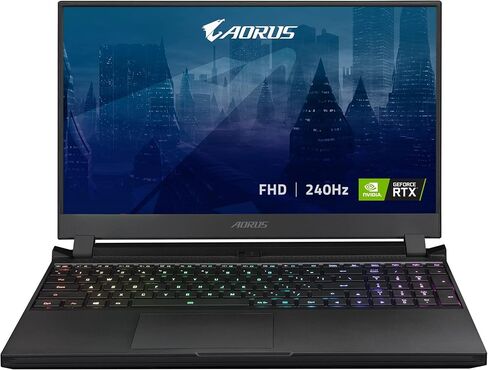 GIGABYTE AORUS 15P XD - شاشة 15.6 بوصة FHD IPS مضادة للتوهج 240 هرتز، Intel Core i7، NVIDIA GeForce RTX 3070، GPU 8GB GDDR6، ذاكرة 16 جيجابايت، 1 تيرابايت SSD، Win10 Home، كمبيوتر محمول للألعاب (AORUS 15P XD-73US324SH) in Saudi Arabia