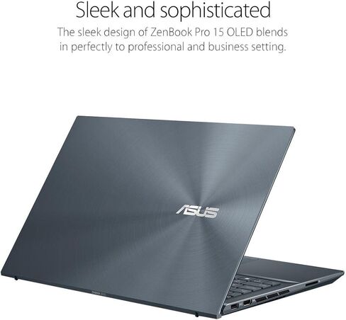 ASUS ZenBook Pro 15 15.6 بوصة شاشة لمس OLED رفيعة كمبيوتر محمول 8 النواة AMD Ryzen 7 5800H NVIDIA GeForce RTX 3050 Ti GPU Backlit KB 133% sRGB 100% DCI-P3 Windows 11 Pro W/HDMI (ذاكرة الوصول العشوائي 16 جيجابايت | 1 تيرابايت SSD) in Saudi Arabia