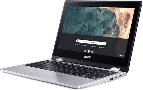 Acer Chromebook Spin 311 CP311-2H-C3KA كمبيوتر محمول قابل للتحويل، Intel Celeron N4000، شاشة لمس عالية الدقة 11.6 بوصة، 4 جيجابايت LPDDR4، 64 جيجابايت eMMC، جيجابت واي فاي، بلوتوث 5.0 (متجدد) in Saudi Arabia