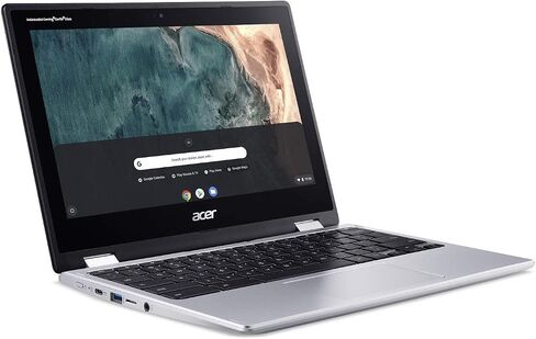 Acer Chromebook Spin 311 CP311-2H-C3KA كمبيوتر محمول قابل للتحويل، Intel Celeron N4000، شاشة لمس عالية الدقة 11.6 بوصة، 4 جيجابايت LPDDR4، 64 جيجابايت eMMC، جيجابت واي فاي، بلوتوث 5.0 (متجدد) in Saudi Arabia