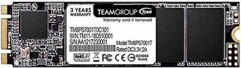 TEAMGROUP MS30 512GB مع SLC Cache 3D NAND TLC M.2 2280 SATA III 6Gb/s محرك أقراص الحالة الصلبة الداخلي SSD (سرعة القراءة/الكتابة تصل إلى 530/430 ميجابايت/ثانية) متوافق مع الكمبيوتر المحمول والكمبيوتر المكتبي TM8PS7512G0C101 in Kuwait
