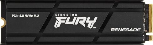 Kingston Fury Renegade 2TB PCIe Gen 4.0 NVMe M.2 SSD داخلي للألعاب مع مبدد حراري | PS5 جاهز | ما يصل إلى 7300 ميجابايت/ثانية | سفيردك/2000 جرام in Kuwait