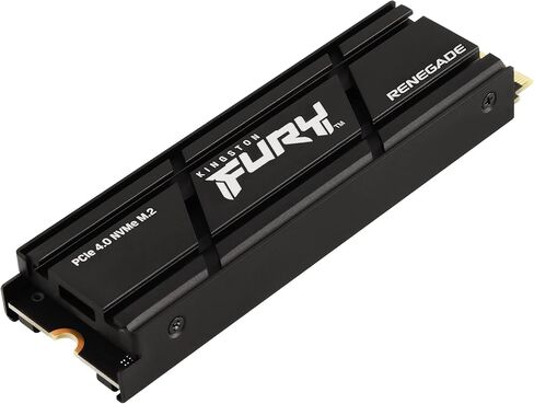 Kingston Fury Renegade 2TB PCIe Gen 4.0 NVMe M.2 SSD داخلي للألعاب مع مبدد حراري | PS5 جاهز | ما يصل إلى 7300 ميجابايت/ثانية | سفيردك/2000 جرام in Kuwait