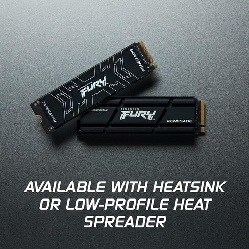 Kingston Fury Renegade 2TB PCIe Gen 4.0 NVMe M.2 SSD داخلي للألعاب مع مبدد حراري | PS5 جاهز | ما يصل إلى 7300 ميجابايت/ثانية | سفيردك/2000 جرام in Kuwait