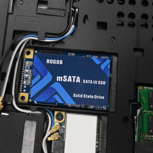 ROGOB 512GB mSATA SSD SATA III 6Gb/s شكل صغير محرك أقراص الحالة الصلبة الداخلي قرص صلب صغير لأجهزة الكمبيوتر المحمول Ultrabook Desktop (30 x 50mm) in Kuwait